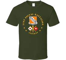 Load image into Gallery viewer, Army - 51st Signal Battalion - Veteran w DUI - Branch Classic T Shirt
