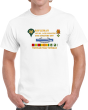 Load image into Gallery viewer, Army - 1st Battalion 14th Infantry - 4th Infantry Division - Rifleman - Sp4 - Vietnam Vet T Shirt - Classic