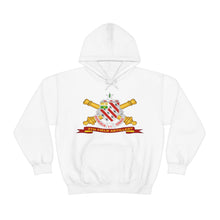 Load image into Gallery viewer, Unisex Heavy Blend Hooded Sweatshirt - Army - 8th Field Artillery w Br - Ribbon