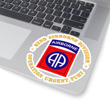 Load image into Gallery viewer, Kiss-Cut Stickers - 82nd Airborne Division - Operation Urgent Fury