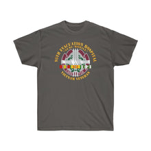 Load image into Gallery viewer, Unisex Ultra Cotton Tee - 95th Evacuation Hospital with SVC Ribbon - Vietnam - Front/Back