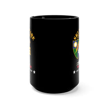 Load image into Gallery viewer, Black Mug 15oz - SOF - Ranger Tab - Ski Warfare - Ski Combat - Winter Warfare X 300