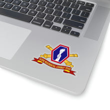 Load image into Gallery viewer, Kiss-Cut Stickers - Army - 442nd Infantry Regimental Combat Team w Artillery Br - SSI - Ribbon X 300