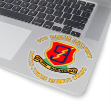 Load image into Gallery viewer, Kiss-Cut Stickers - USMC - 9th Marine Regiment - Striking Ninth