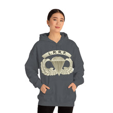 Load image into Gallery viewer, Unisex Heavy Blend Hooded Sweatshirt - Army - LRRP - Basic Airborne Badge w LRRP Tab X 300