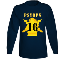 Load image into Gallery viewer, Army - Psyops W Branch Insignia - 16th Battalion Numeral - Line X 300 Long Sleeve