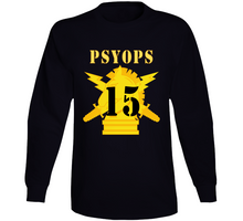 Load image into Gallery viewer, Army - Psyops W Branch Insignia - 15th Battalion Numeral - Line X 300 Long Sleeve