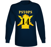 Load image into Gallery viewer, Army - Psyops W Branch Insignia - 14th Battalion Numeral - Line X 300 Long Sleeve