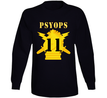 Load image into Gallery viewer, Army - Psyops W Branch Insignia - 11th Battalion Numeral - Line X 300 Long Sleeve