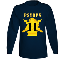 Load image into Gallery viewer, Army - Psyops W Branch Insignia - 11th Battalion Numeral - Line X 300 Long Sleeve