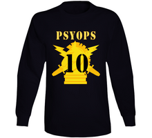 Load image into Gallery viewer, Army - Psyops W Branch Insignia - 10th Battalion Numeral - Line X 300 Long Sleeve
