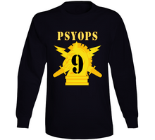 Load image into Gallery viewer, Army - Psyops W Branch Insignia - 9th Battalion Numeral - Line X 300 Long Sleeve