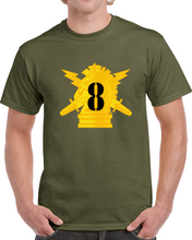 Load image into Gallery viewer, Army - Psyops W 8th Battalion Numeral - Line X 300 Classic T Shirt