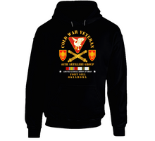 Load image into Gallery viewer, Army - Cold War Vet - 46th Artillery Group - Fort Sill, Ok W Cold Svc Hoodie