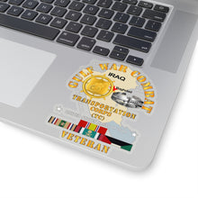 Load image into Gallery viewer, Kiss-Cut Stickers - Army - Gulf War Combat Vet - Transportation Corps X 300