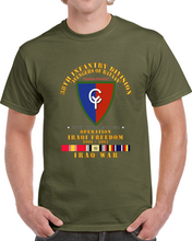 Load image into Gallery viewer, Army - 38th Infantry Division - W Iraq Svc Ribbons - Oif Classic T Shirt