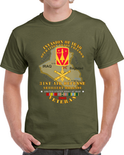 Load image into Gallery viewer, Army - 31st Air Defense Artillery Bde - Oif - Invasion - 2003 W Iraq Svc Classic T Shirt