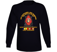 Load image into Gallery viewer, USMC - 1st Bn, 8th Marines - Beirut barracks bombing w SVC wo NDSM Classic T Shirt, Long Sleeve, Hoodie and Sweatshirt