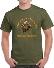 Load image into Gallery viewer, Army - 10th Cavalry Regiment W Cavalrymen - Buffalo Soldiers Classic T Shirt