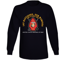 Load image into Gallery viewer, USMC - 1st Bn, 8th Marines - The Cutting Edge - Marines at War X 300 Classic T Shirt, Long Sleeve, Hoodie and Sweatshirt