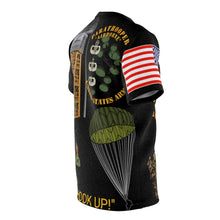 Load image into Gallery viewer, All Over Printing - Army - Airborne Life - Fort Benning Georgia - Front Back - LR Sleeve