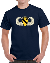 Load image into Gallery viewer, Army - 1st Cavalry Div Airmobile W Basic Airborne Badge Wo Txt Classic T Shirt
