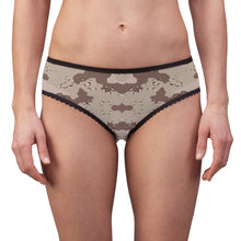 Load image into Gallery viewer, Women's Briefs - Military Chocolate Chip Desert Camouflage