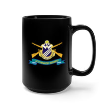 Load image into Gallery viewer, Black Mug 15oz - Army - 38th Infantry Regiment w Br - Ribbon X 300