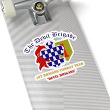Load image into Gallery viewer, Kiss-Cut Stickers - Army - 1st BDE Combat Tm - Devils Brigade - 1st Infantry Div
