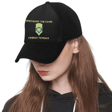 Load image into Gallery viewer, Army - Specialist 7th Class - SP7 - Combat Veteran Hats