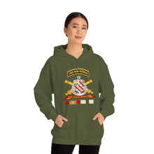 Load image into Gallery viewer, Unisex Heavy Blend Hooded Sweatshirt - Army - 8th Field Artillery w Br - Ribbon COLD WAR Vet Tab