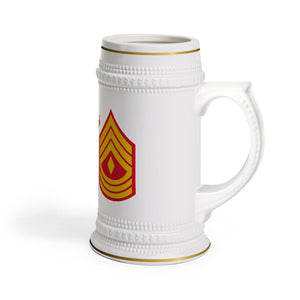 Beer Stein Mug - USMC - E8 - First Sergeant (1SG) - Retired X 300