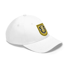 Load image into Gallery viewer, Unisex Twill Hat - 1st Special Forces Group (SFG) (Airborne) Flash with Crest - Direct to Garment (DTG) - Printed