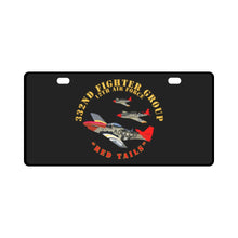 Load image into Gallery viewer, Army - AAC - 332nd Fighter Group - 12th AF - Red Tails License Plate