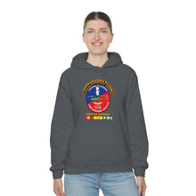 Load image into Gallery viewer, Unisex Heavy Blend™ Hooded Sweatshirt - Army - Casper Aviation Platoon - Vietnam Veteran - w Txt