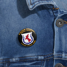 Load image into Gallery viewer, Custom Pin Buttons - Army - Kagnew Station - Asmara, Eritrea