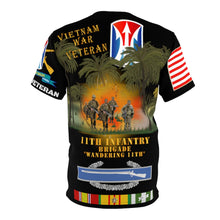 Load image into Gallery viewer, AOP - Army - Vietnam Combat Vet - 11th Inf Bde SSI - Spec 5 - Cbt Medic - 1968-69 Vn Svc X300