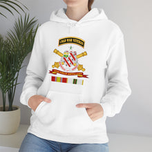 Load image into Gallery viewer, Unisex Heavy Blend Hooded Sweatshirt - Army - 8th Field Artillery w Br - Ribbon COLD WAR Vet Tab