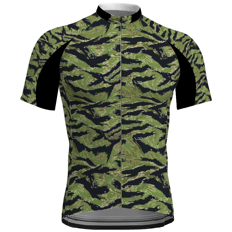 Camo Cycling Jersey - Green Cycling Jersey