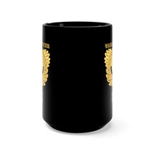 Load image into Gallery viewer, Black Mug 15oz - Army - Emblem - Warrant Officer - CW2 - Retired