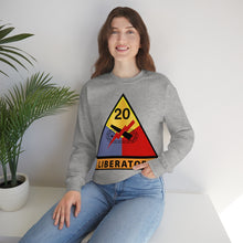 Load image into Gallery viewer, Unisex Heavy Blend Crewneck Sweatshirt - Army - 20th Armored Division - Liberators wo Txt