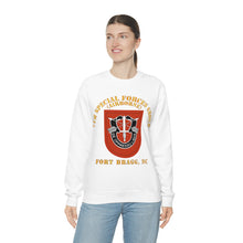 Load image into Gallery viewer, Unisex Heavy Blend Crewneck Sweatshirt - Army - 7th Special Forces Group W Flash - Fbnc