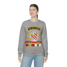 Load image into Gallery viewer, Unisex Heavy Blend Crewneck Sweatshirt - Army - 8th Field Artillery w Br - Ribbon COLD WAR Vet Tab