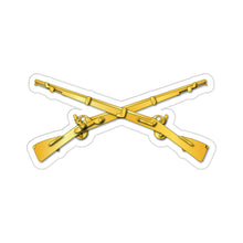 Load image into Gallery viewer, Kiss-Cut Stickers - Army - Infantry Branch - Crossed Rifles