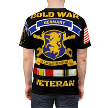 Load image into Gallery viewer, Unisex AOP - 6th Armored Cavalry Regiment , VII Corps, 7th US Army, Straubing, Germany with Cold War Service Ribbons