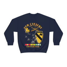 Load image into Gallery viewer, Unisex Heavy Blend Crewneck Sweatshirt - Army - 9th Cavalry (Air Cav) - 1st Cav Division w SVC