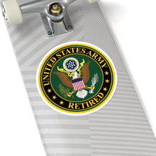 Load image into Gallery viewer, Kiss-Cut Stickers - Army - US Army Retired