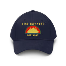 Load image into Gallery viewer, Army - 41st Infantry Division X 300 - Hat - Unisex Twill Hat - Direct to Garment (DTG) Printed