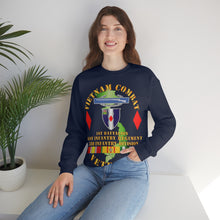 Load image into Gallery viewer, Unisex Heavy Blend Crewneck Sweatshirt - Army - Vietnam Combat Vet - 1st Bn 61st Infantry - 5th Inf Div Ssi