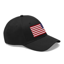 Load image into Gallery viewer, Unisex Twill Hat - United States Flag Hat - Direct to Garment (DTG) - Printed